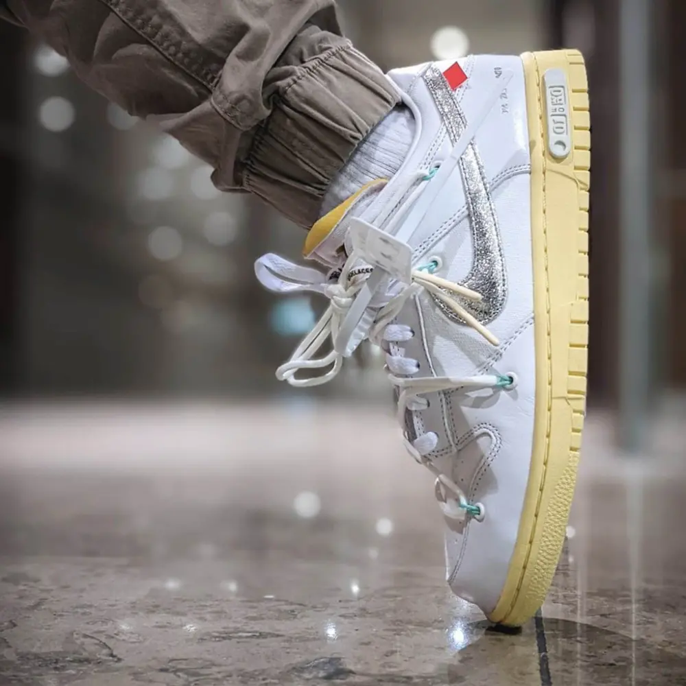 Giày Nike Off-White x Dunk Low 'Lot 01 of 50' DM1602-127 - Ảnh 9