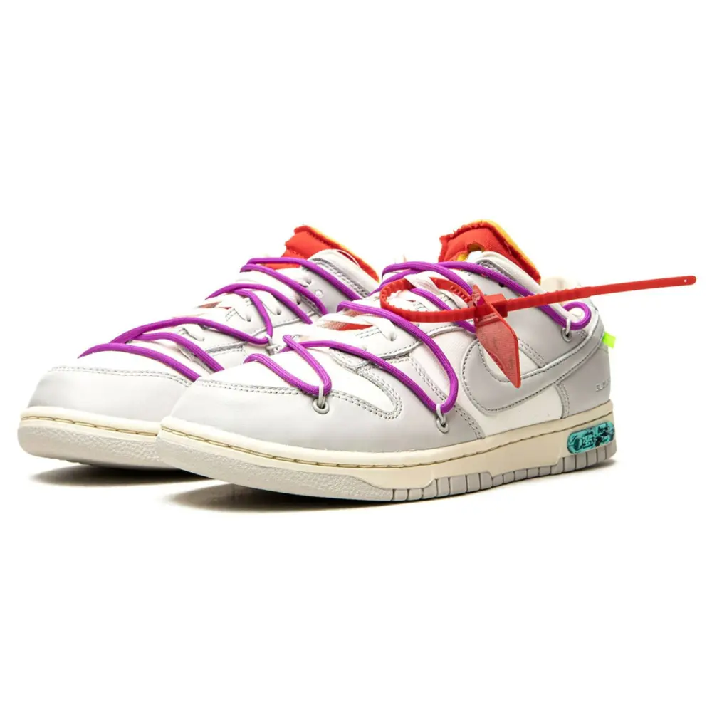 Giày Nike Off-White x Dunk Low 'Lot 45 of 50' DM1602-101 - Ảnh 7