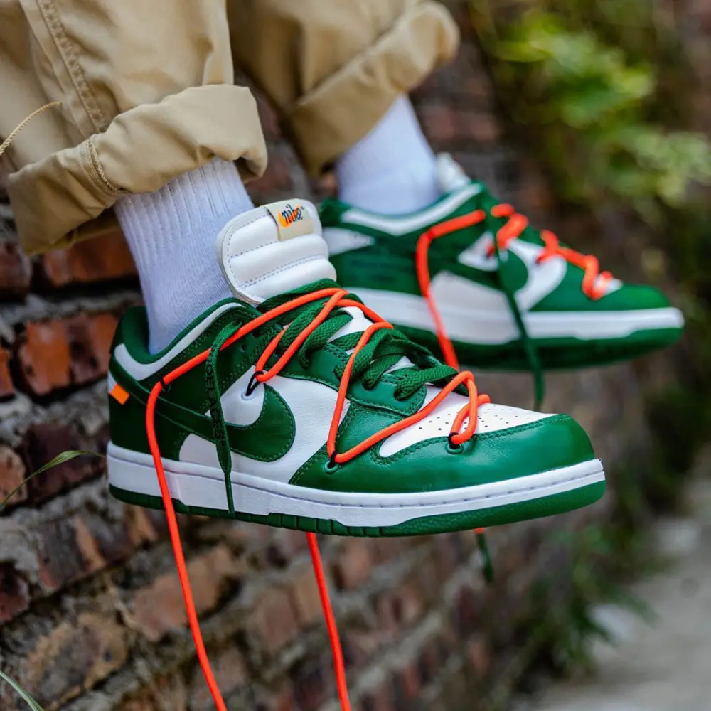 Giày Nike Off White x Dunk Low ‘Pine Green’ CT0856-100 - Ảnh 5