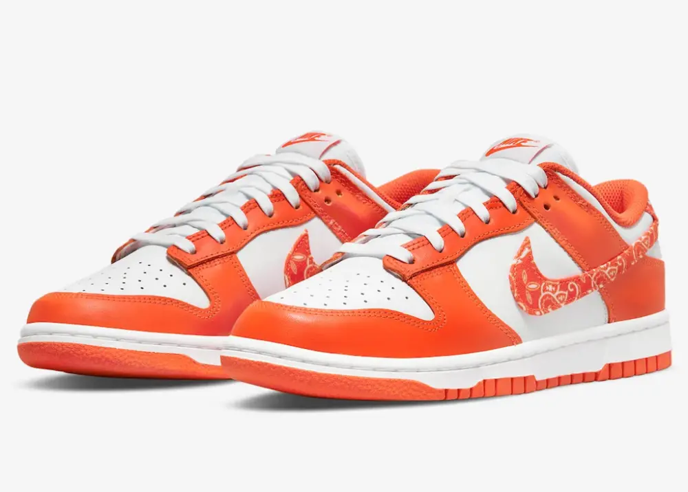 Alternative view of Giày Nike Dunk Low Essential 'Paisley Pack Orange' DH4401-103