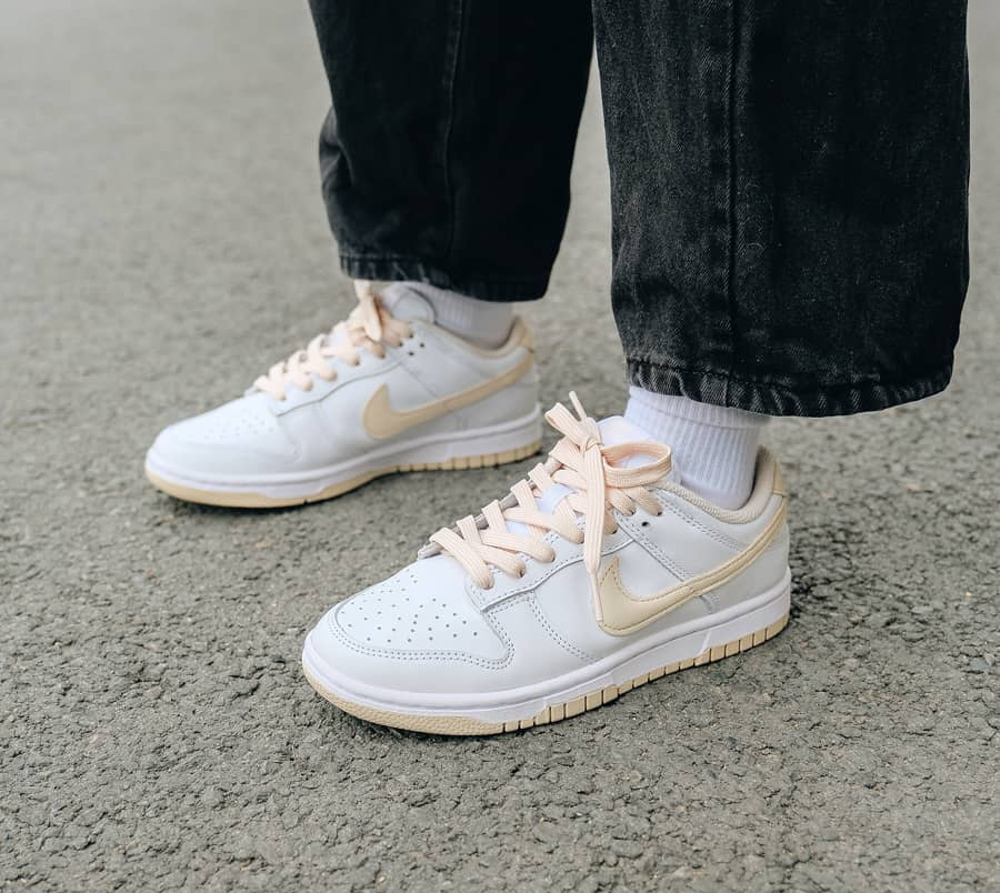 Giày Nike Wmns Dunk Low 'Pearl White' DD1503-110 - Ảnh 5