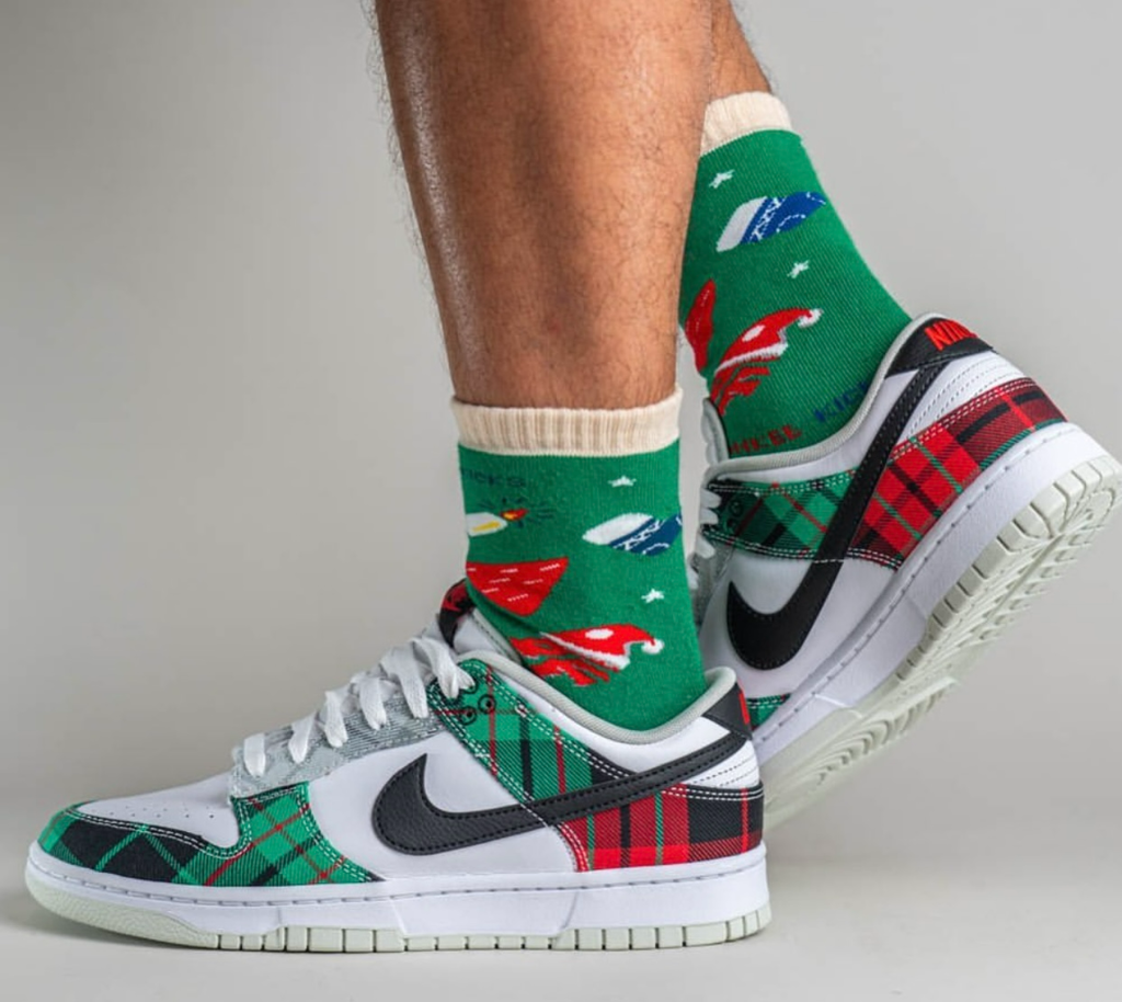 Giày Nike Dunk Low Premium 'Tartan Plaid' DV0827-100 - Ảnh 4