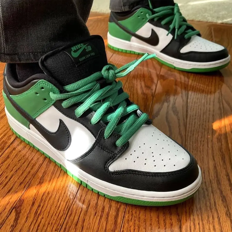 Giày Nike Dunk Low Pro SB 'Classic Green' BQ6817-302 - Ảnh 4