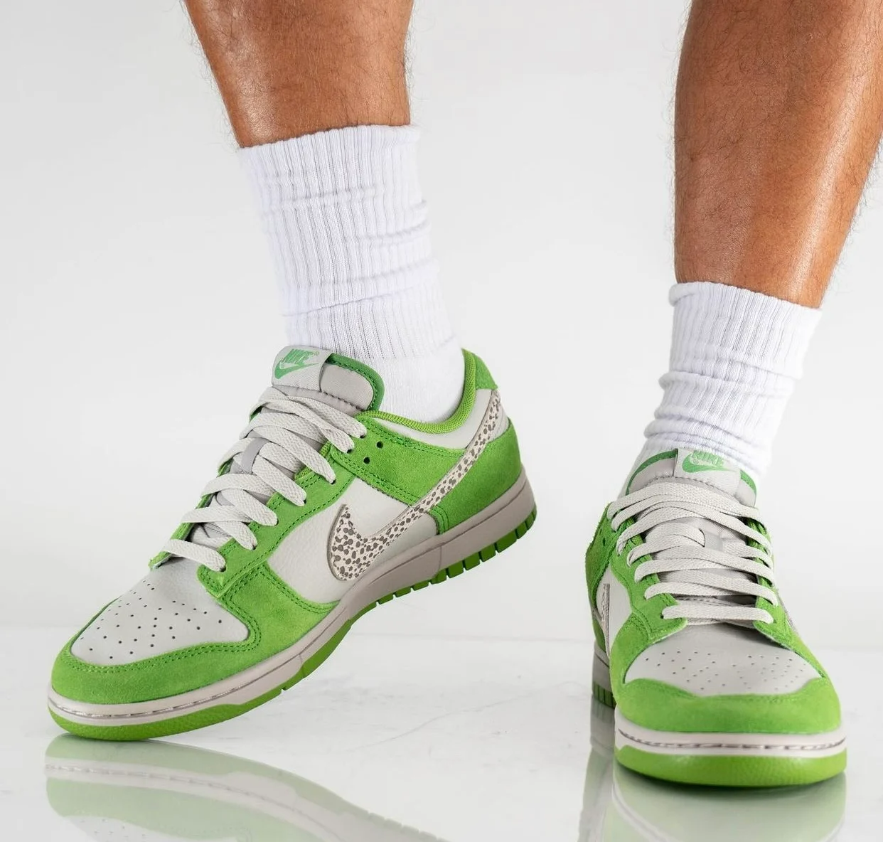Giày Nike Dunk Low 'Safari Swoosh Chlorophyll' DR0156-300 - Ảnh 5