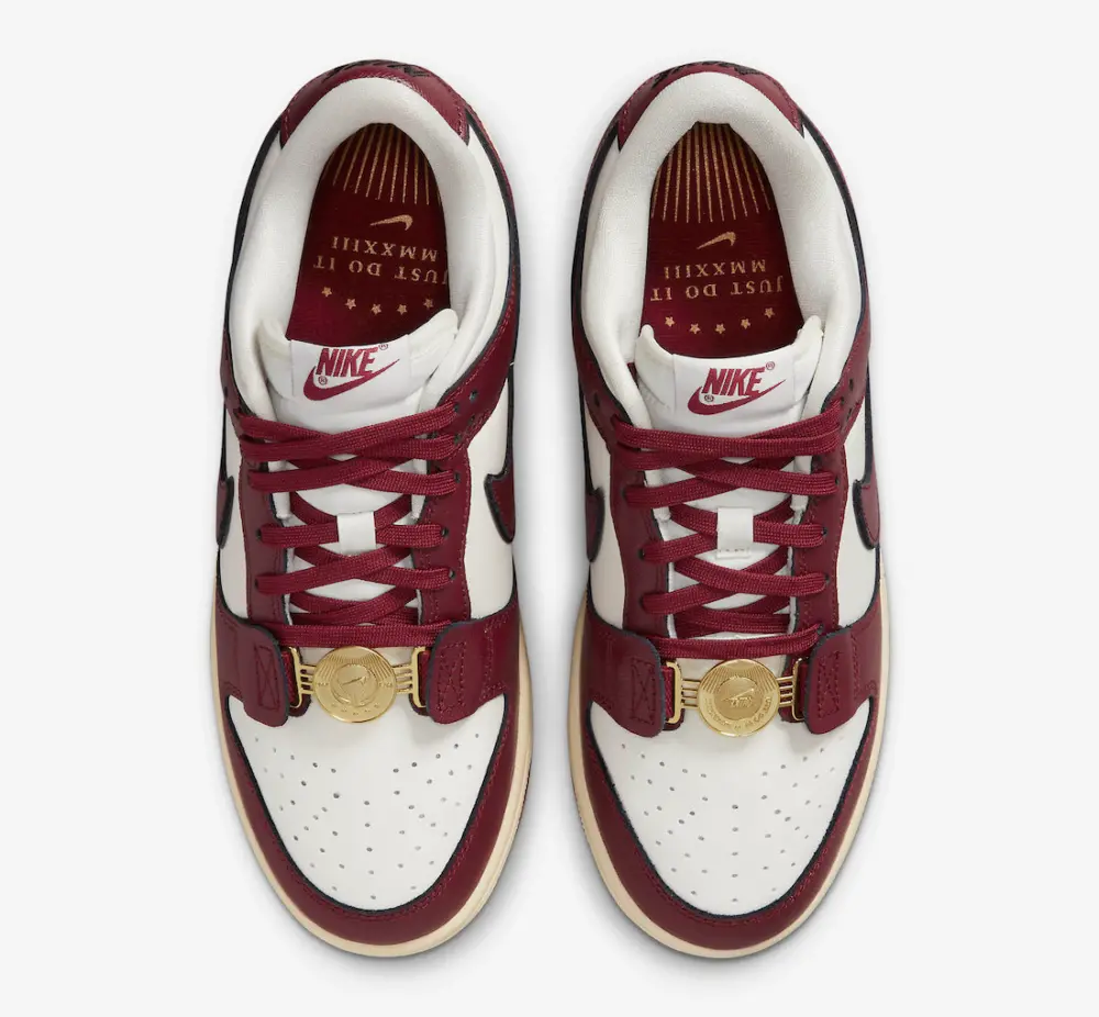 Alternative view of Giày Nike Dunk Low SE 'Just Do It Sail Team Red' DV1160-101