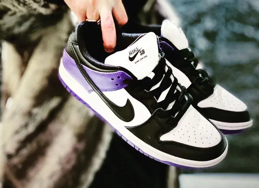 Giày Nike Dunk Low SB 'Court Purple' BQ6817-500 - Ảnh 4