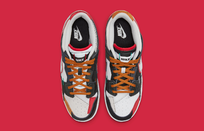 Giày Nike Dunk Low Scrap Premium 'University Red' DN1775-001 - Ảnh 3