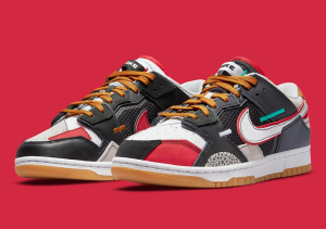 Alternative view of Giày Nike Dunk Low Scrap Premium 'University Red' DN1775-001