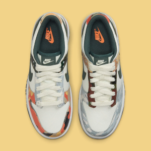 Alternative view of Giày Nike Dunk Low SE GS 'Sail Multi-Camo' DB1909-100