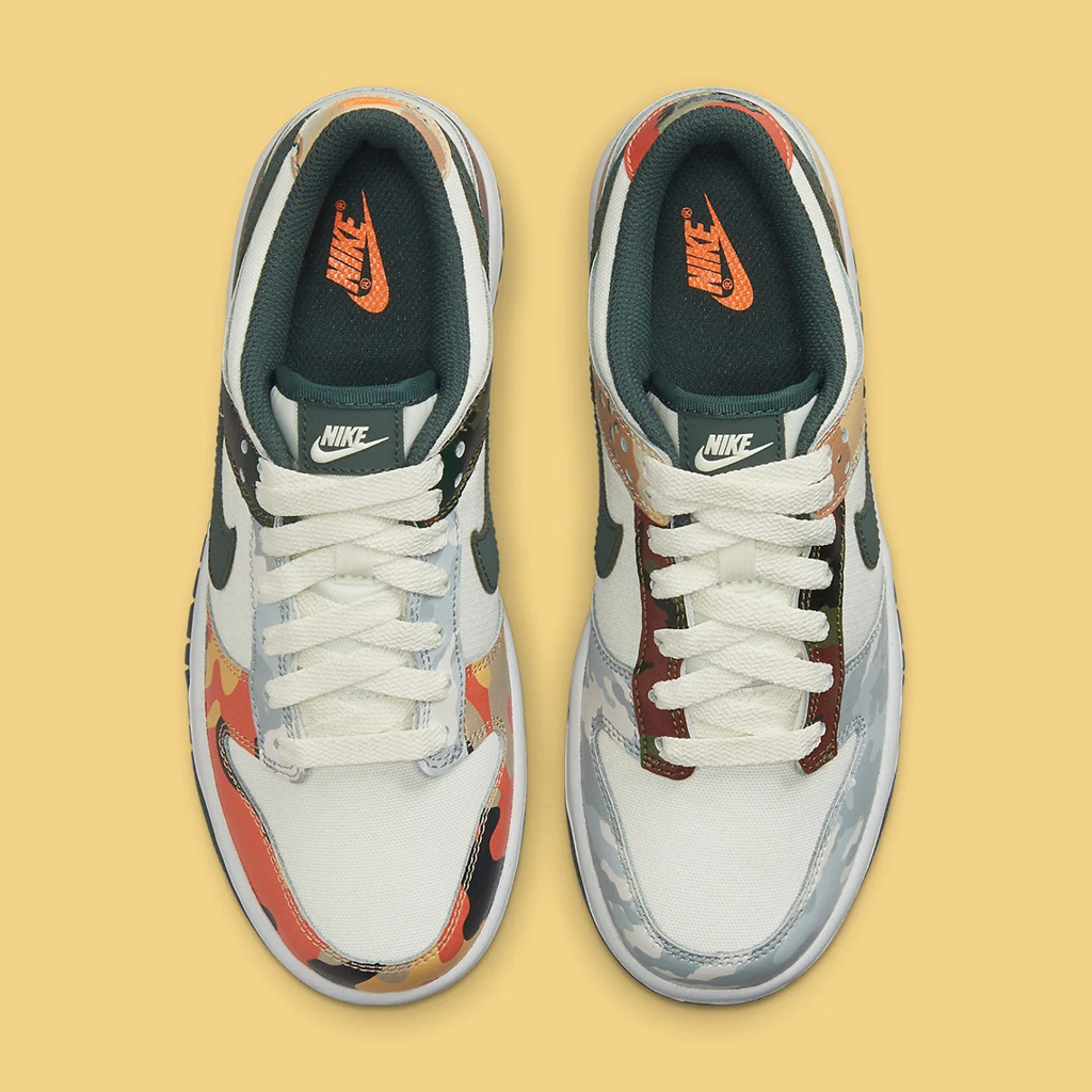 Giày Nike Dunk Low SE GS 'Sail Multi-Camo' DB1909-100 - Ảnh 2