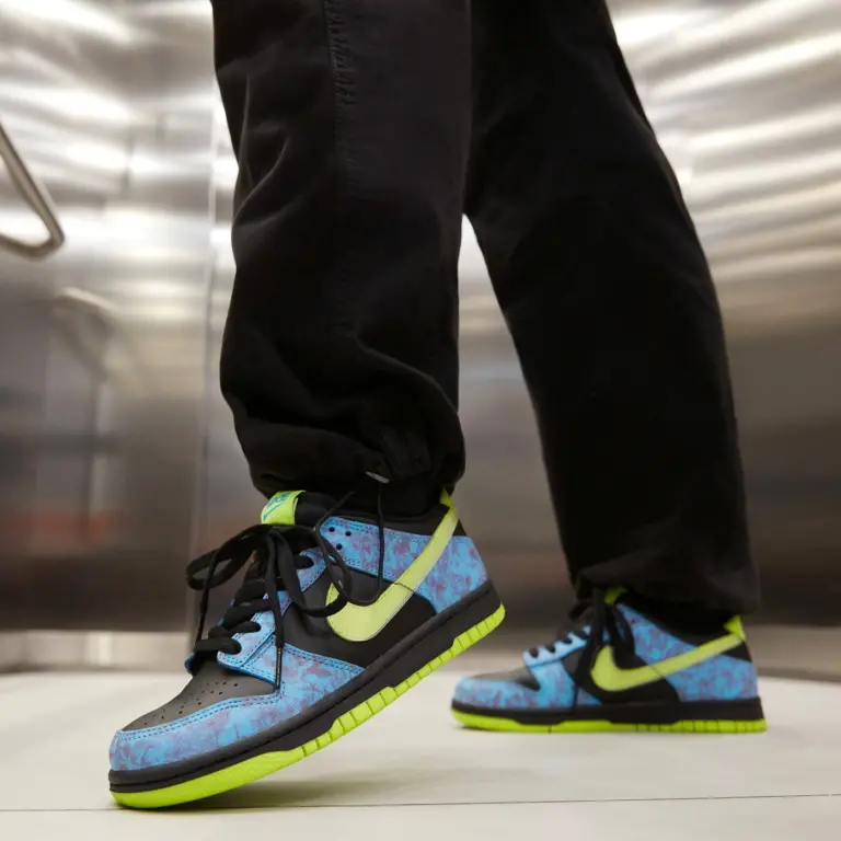 Giày Nike Dunk Low SE ‘Acid Wash Baltic Blue Volt’ DV1694-900 - Ảnh 7