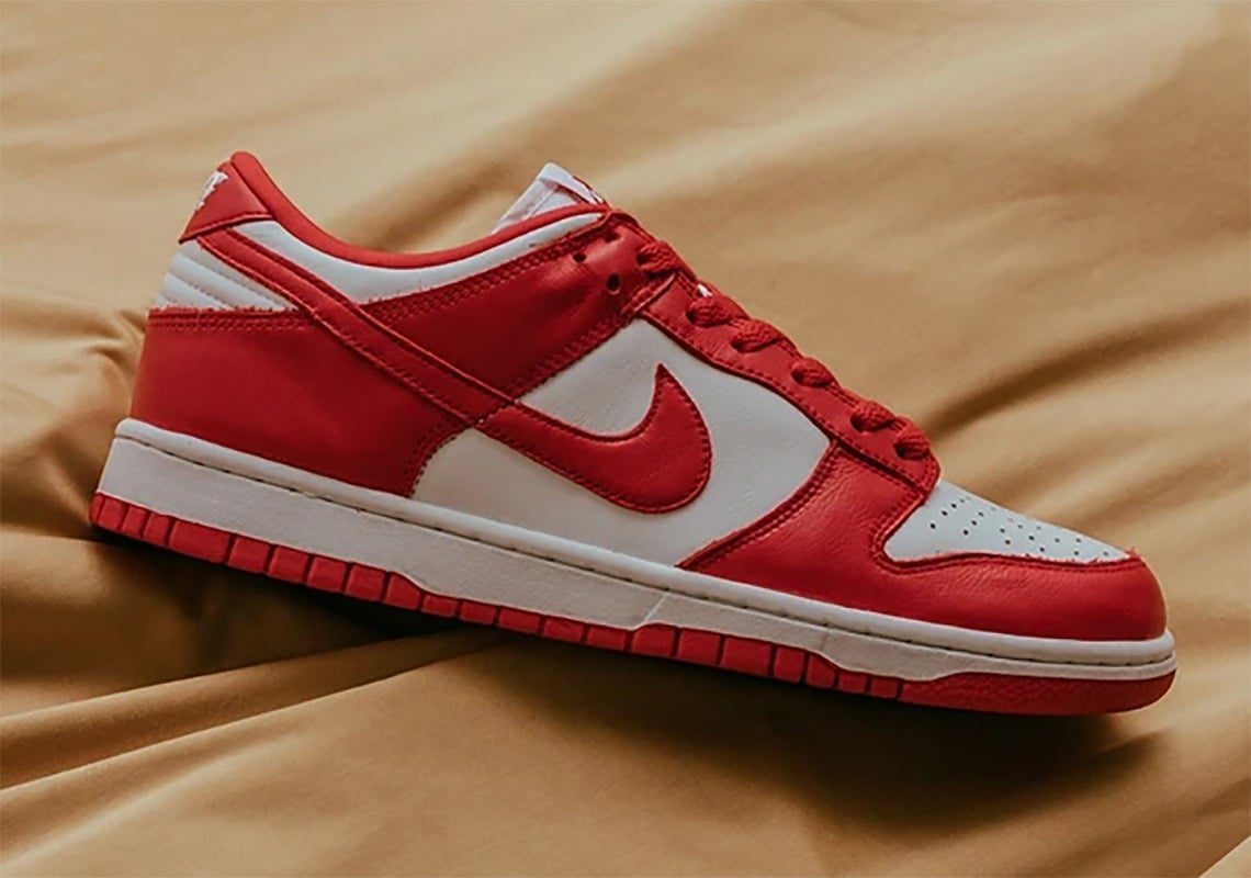 Giày Nike Dunk Low 'University Red' (2020) CU1727-100 - Ảnh 4