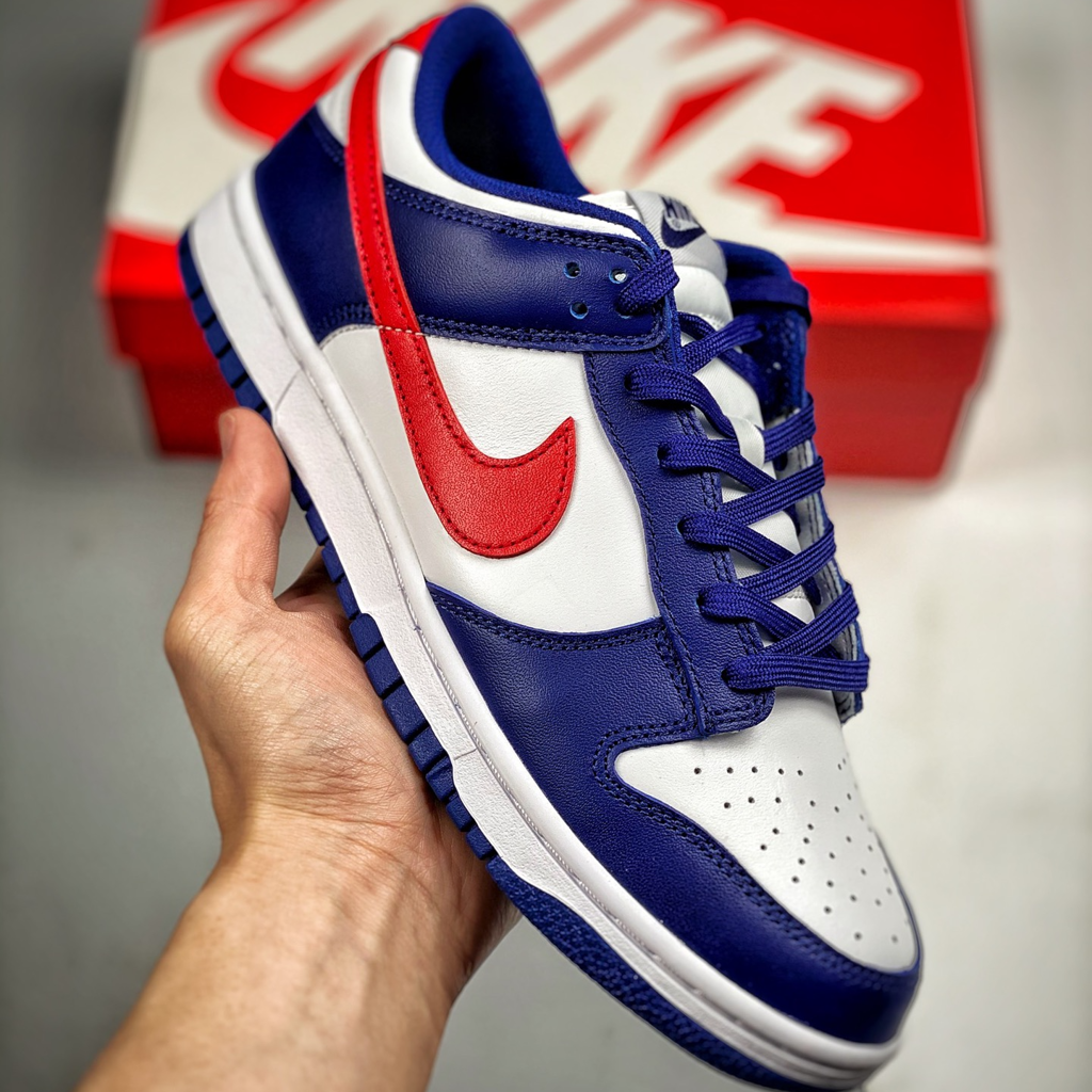 Giày Nike Dunk Low White and University Red 'Multicolor' DD1503-119 - Ảnh 7