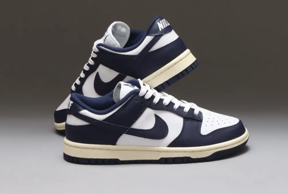 Giày Nike Wmns Dunk Low 'Vintage Navy' DD1503-115 - Ảnh 4