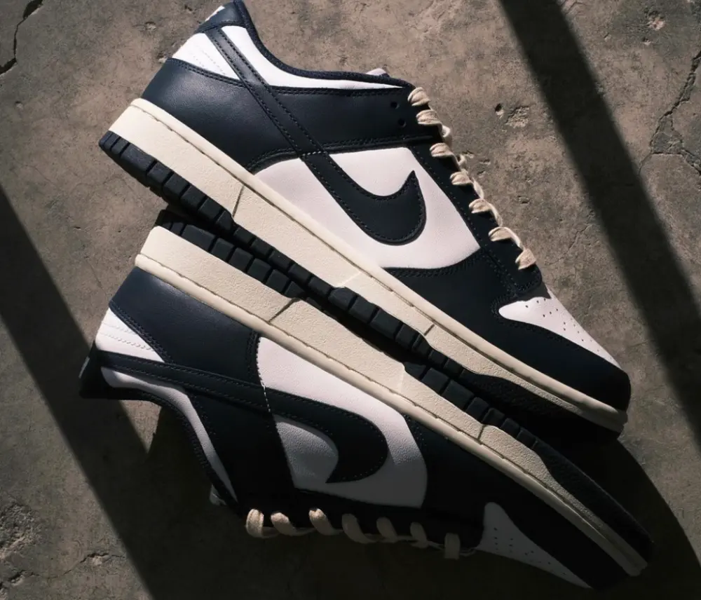 Giày Nike Wmns Dunk Low 'Vintage Navy' DD1503-115 - Ảnh 3