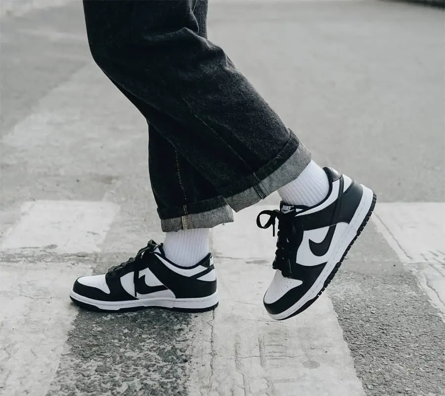 Giày Nike Dunk Low White Black 2021 (W) DD1503-101 - Ảnh 4