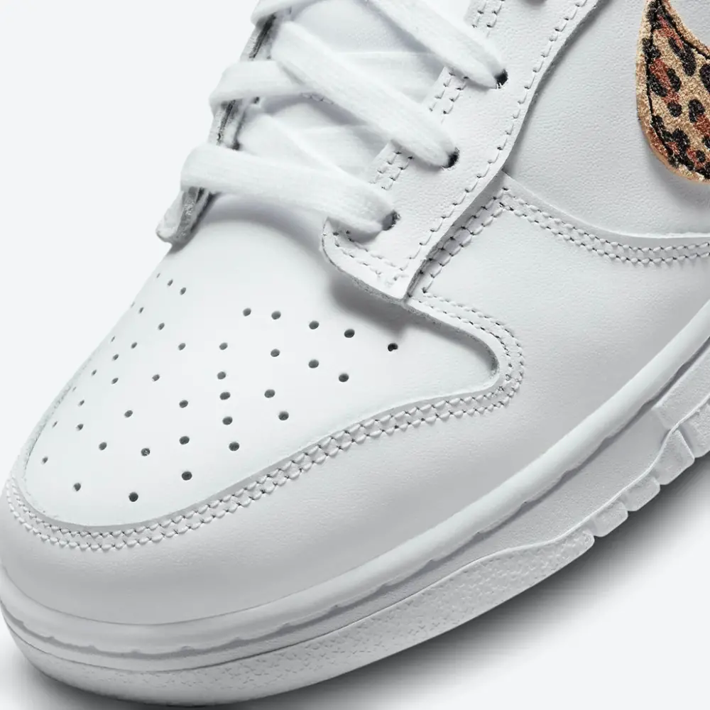 Giày Nike Dunk Low SE 'Animal Swoosh - White Leopard' DD7099-100 - Ảnh 3