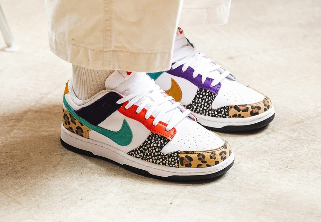 Giày Nike Dunk Low Safari Mix DN3866-100 - Ảnh 8