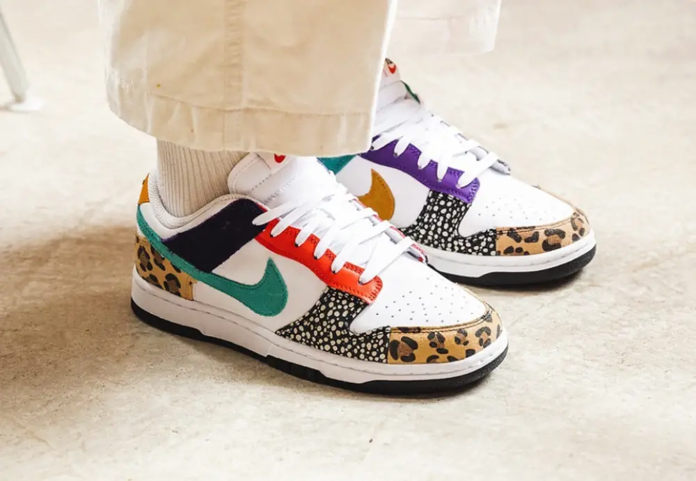 Giày Nike Dunk Low Safari Mix DN3866-100 - Ảnh 8