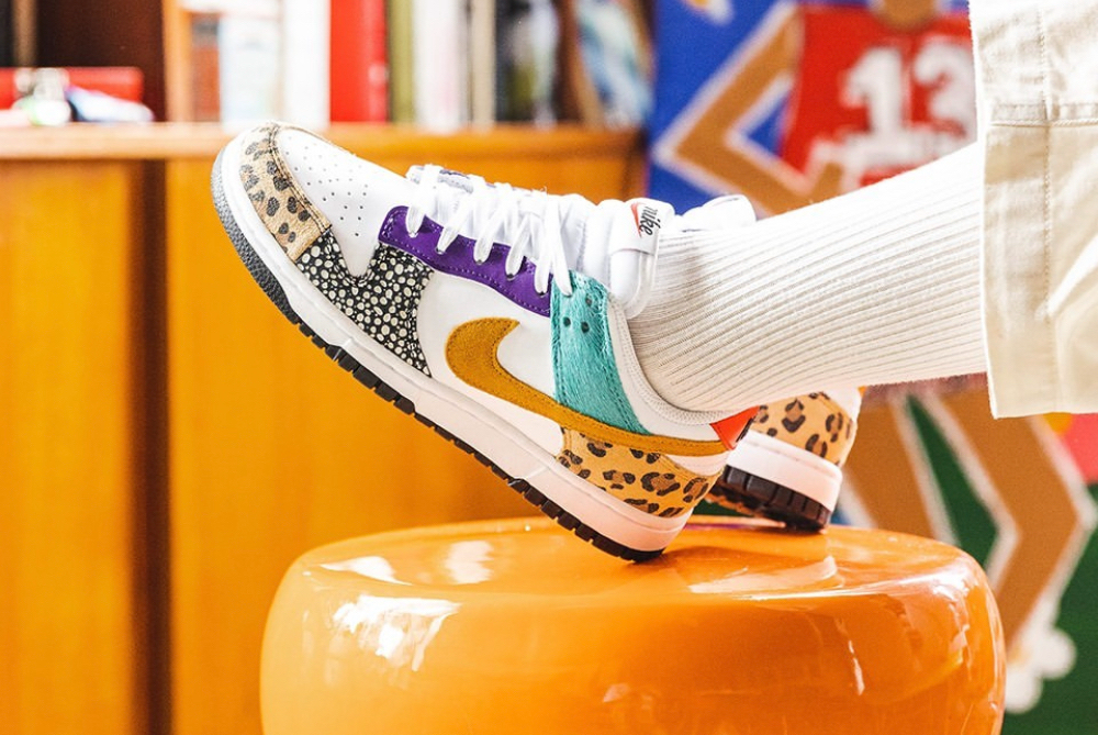 Giày Nike Dunk Low Safari Mix DN3866-100 - Ảnh 9