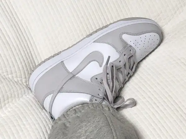 Giày Nike Dunk High GS 'Vast Grey' DB2179 101 - Ảnh 6