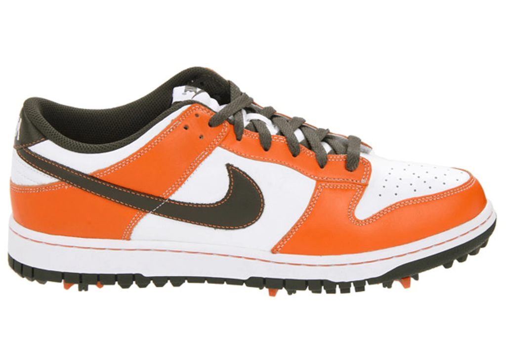 Giày Golf Nike Dunk NG Golf White Black Orange 484294-101