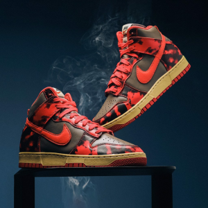 Alternative view of Giày Nike Dunk High 1985 'Acid Wash' DD9404-600