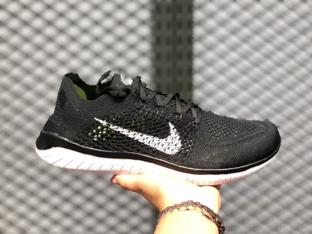 Giày Nike Free RN Flyknit 2018 'Black' 942838-001 - Ảnh 4