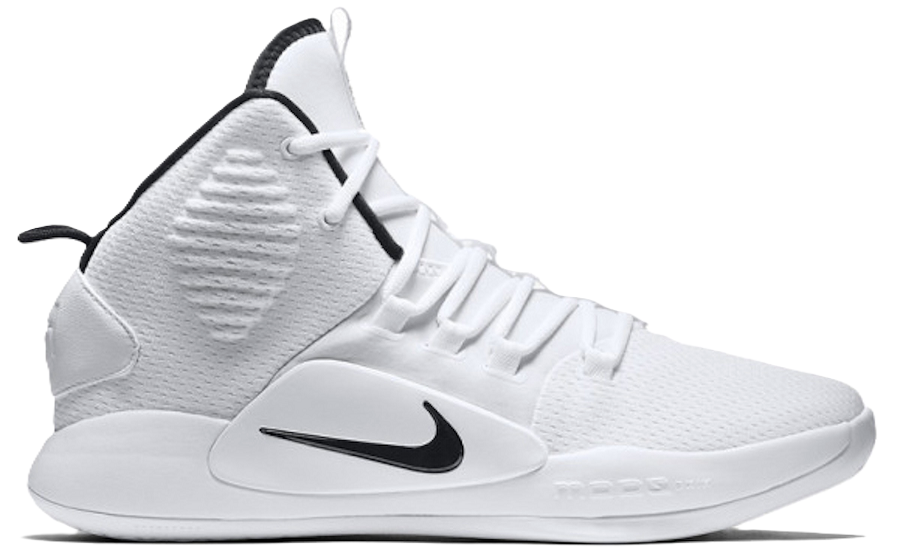 Giày Nike Hyperdunk X 'Black White Mesh' AR0467-100