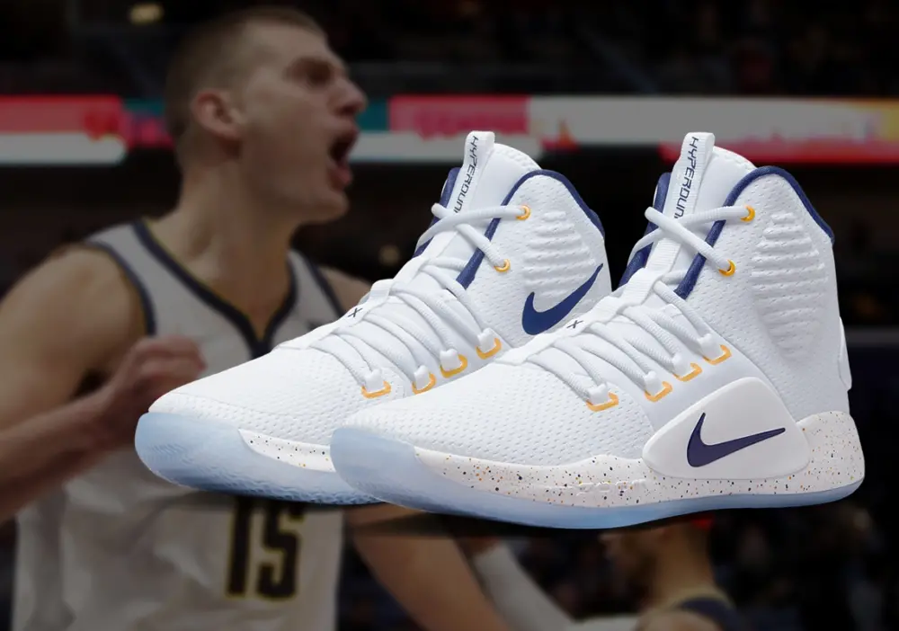 Alternative view of Giày Nike Hyperdunk X EP x Nikola Jokic 'White Regency Purple' DZ2775-151