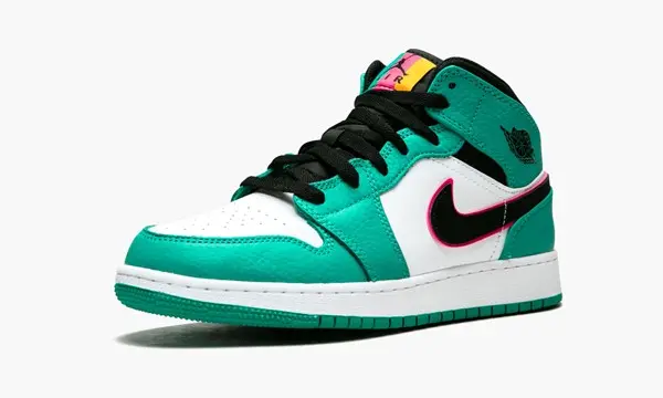 Giày Nike Air Jordan 1 Mid SE GS 'South Beach' BQ6931-306 - Ảnh 4