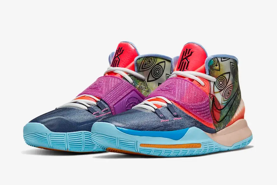 Alternative view of Giày Nike Kyrie 6 Preheat 'Heal The World' EP CQ7634-403