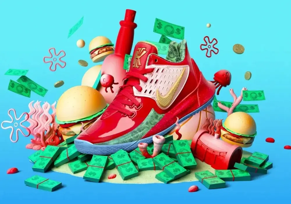 Giày Nike Kyrie Low 2 EP 'Mr. Krabs' CJ6952-600 - Ảnh 5