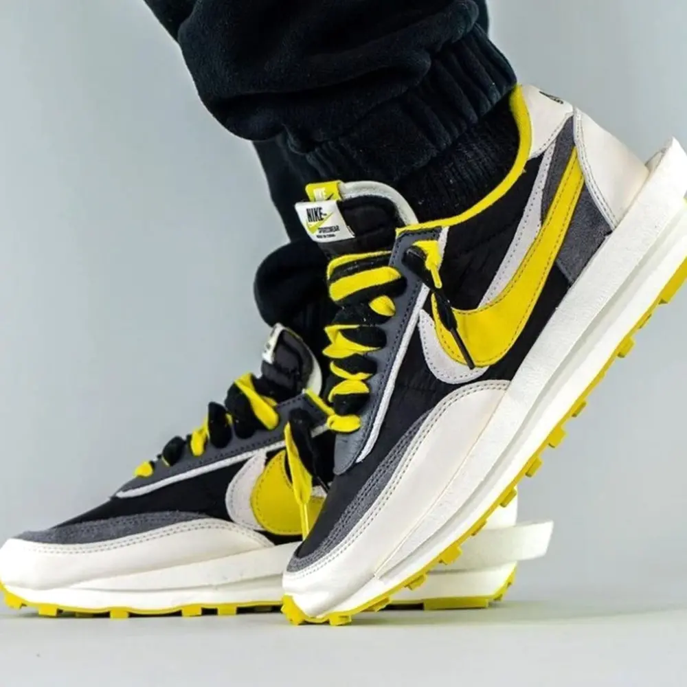 Giày Nike Sacai x Undercover x LDWaffle 'Bright Citron' DJ4877-001 - Ảnh 4