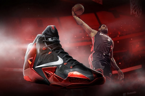 Giày Nike LeBron 11 'Away' 616175-001 - Ảnh 5