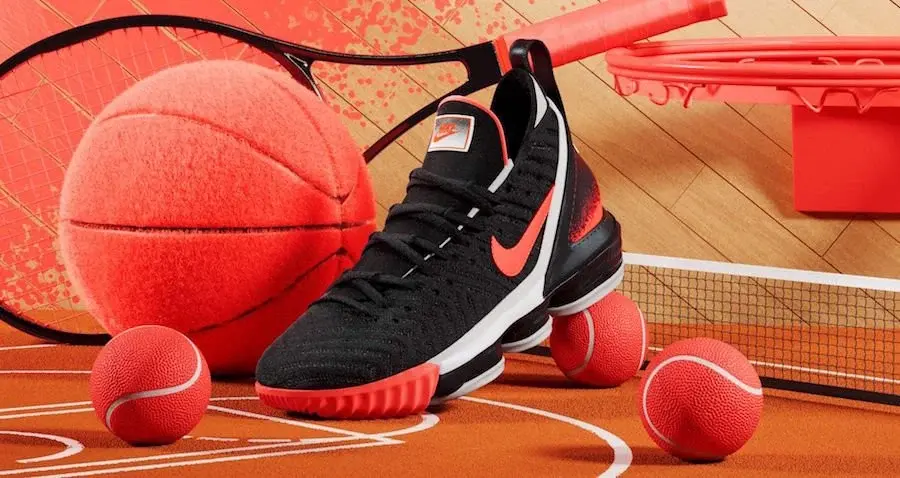 Giày Nike LeBron 16 'Tech Challenge Hot Lava Black' CI1521-001 - Ảnh 5