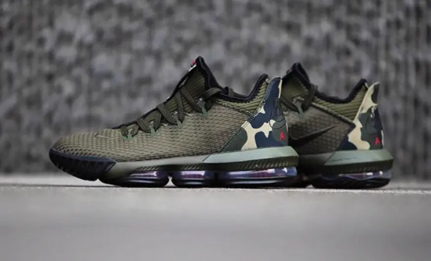 Giày Nike LeBron 16 Low EP 'Camo' CI2669-300 - Ảnh 4