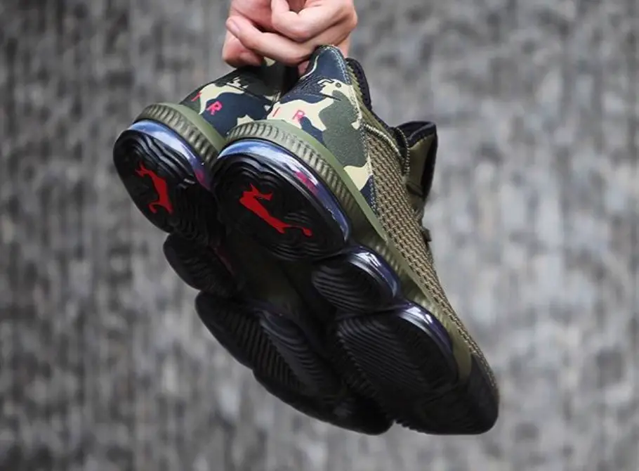 Giày Nike LeBron 16 Low EP 'Camo' CI2669-300 - Ảnh 5