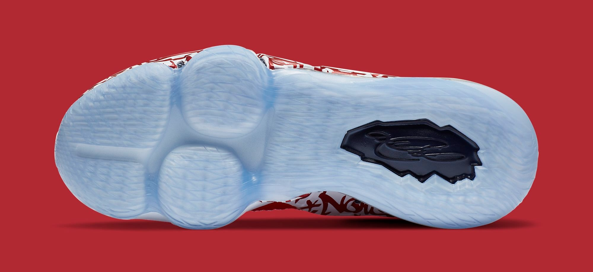 Giày Nike LeBron 17 'Graffiti Remix Red' CT6047-600 - Ảnh 3