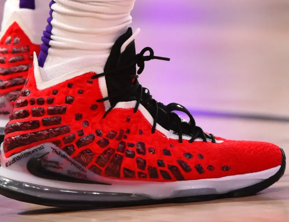 Giày Nike LeBron 17 EP 'Air Max Uptempo' BQ3178-601 - Ảnh 3