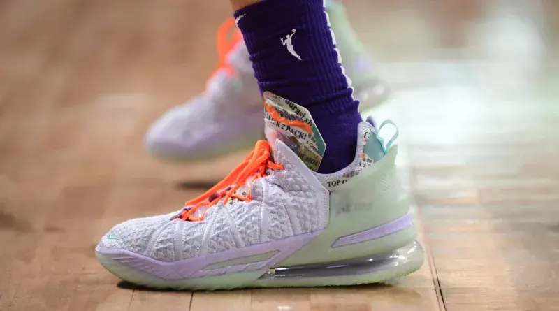 Alternative view of Giày Nike LeBron 18 'Diana Taurasi GOAT Vision' CQ9283-401