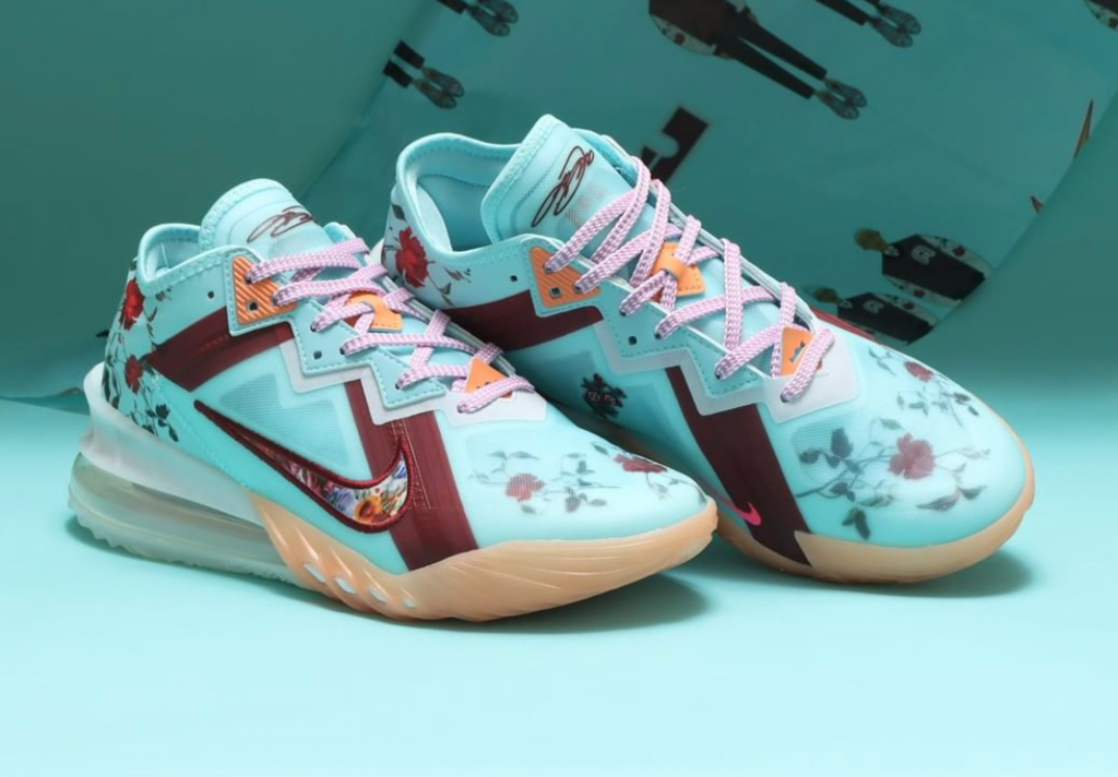 Giày Nike Mimi Plange x LeBron 18 Low 'Daughters' CV7562-400 - Ảnh 5