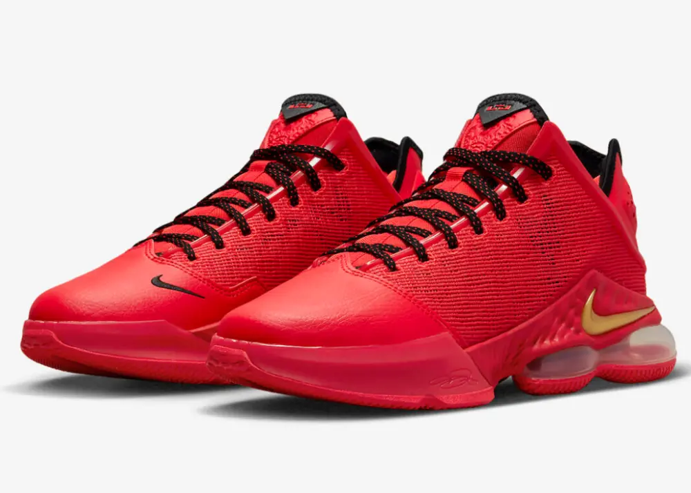 Alternative view of Giày Nike LeBron 19 Low 'Light Crimson' DO9829-600