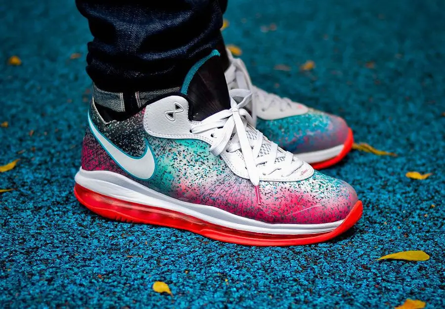 Giày Nike LeBron 8 V/2 Low Retro 'Miami Night' 2021 DJ4436-100 - Ảnh 3