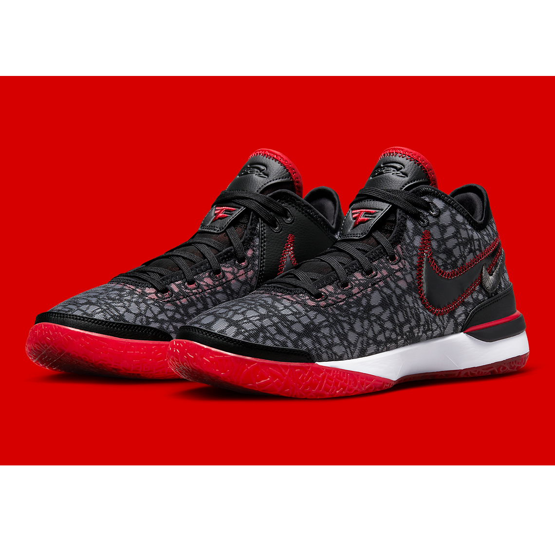 Giày Nike Zoom LeBron NXXT Gen 'FaZe Clan Bred' DR8784-001 - Ảnh 4