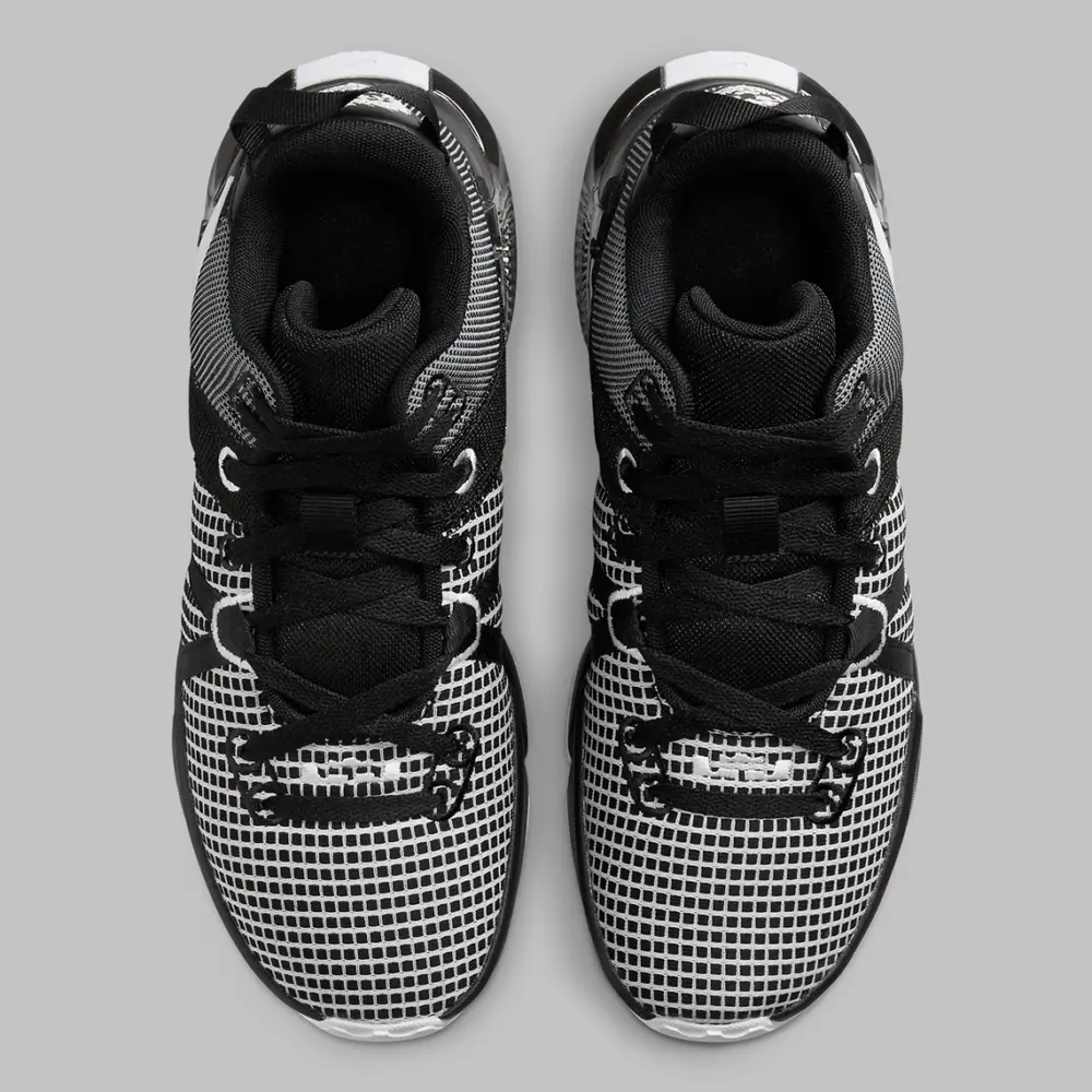 Giày Nike LeBron Witness 7 TB ‘Black White’ DZ3299-001 - Ảnh 4
