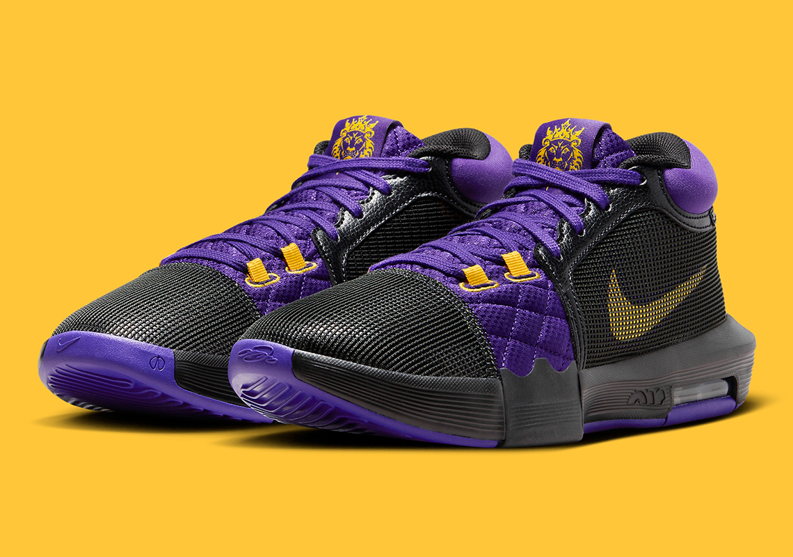 Giày Nike LeBron Witness 8 'Lakers' FB2239-001 - Ảnh 2