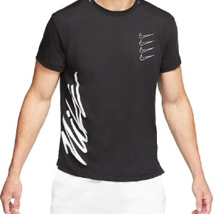 Alternative view of Áo Nike Short Sleeve Training Top Black CJ4619-010