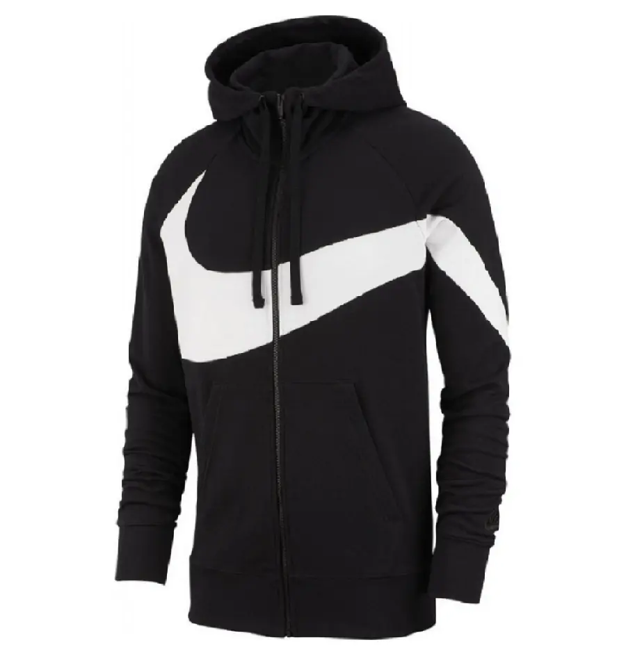 Áo Nike Sportswear Hoodie Black White AR3084-010