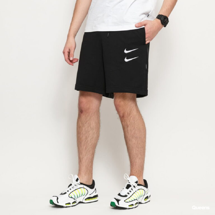 Quần Nike Sportswear Swoosh French Terry Shorts CJ4882-010 - Ảnh 3